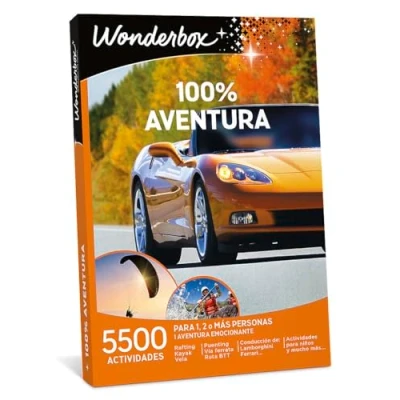 Imagen de WONDERBOX Caja Regalo 100% Aventura Vive Experiencias Únicas Y Utiliza Medios De Transporte Únicos. Increíble Ideas Mujer, Hombre, Regalos Navidad