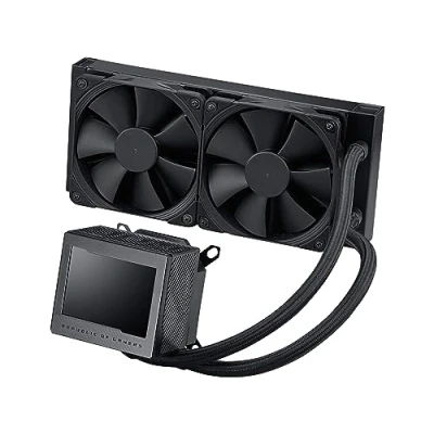 Imagen de Asus ROG Ryujin III 240 Kit de Refrigeración Líquida CPU, Pantalla LCD 3.5&quot;, Bomba Asetek 8a Generación, Ventilador Integrado y 2 Ventiladores Radiador Noctua 2000 PWM 120 mm