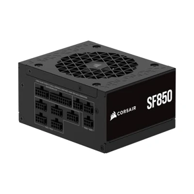 Imagen de CORSAIR SF850 (2024) Fuente de Alimentación ATX Totalmente Modular Bajo Ruido 80 Plus Platinum Compatible con 3.1 Preparada para PCIe 5.1 Soporte SFX a Incluido Negro