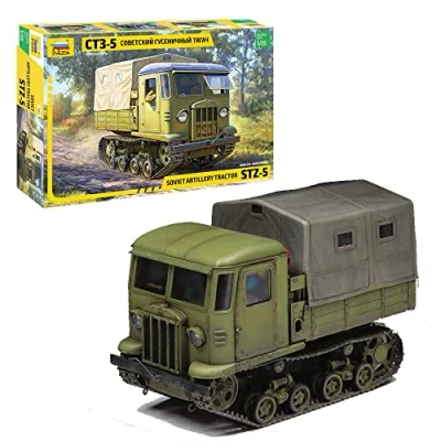 Imagen de Zvezda 3663 1:35 Sov. STZ 5 Kit de construcción Modelo, plástico para Montar, réplica Detallada, sin lacar