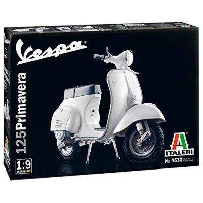 Imagen de Italeri 4633S 1:9 Vespa 125 &quot;Primavera réplica fiel, modelismo, hobby, encolado, kit de plástico, montaje
