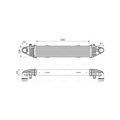 Imagen de VALEO 818616 Intercooler sin válvula EGR MERCEDES BENZ: Clase C Berlina, T modell, E Berlina