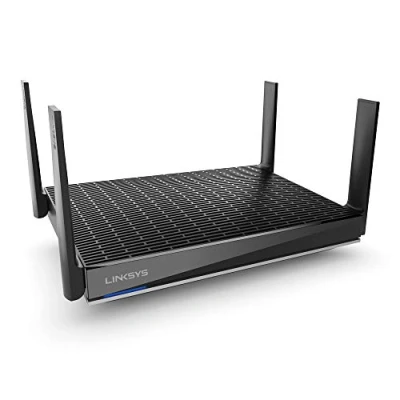 Imagen de Linksys MR9600 router WiFi 6 mesh WLAN de doble banda (AX6000), funciona con el sistema Velop para todo hogar, videojuegos en línea, controles parentales por la aplicación