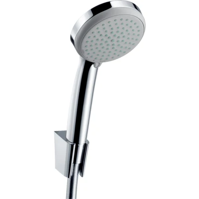 Imagen de Hansgrohe 27592000 Croma 100 Vario ducha de mano con soporte y flexo, 1,25m, 4 tipos chorro, cromo