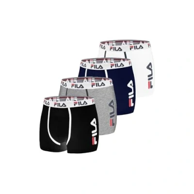 Imagen de Fila FI/1BCX4/FU5040 Ropa Interior de Hombres, A, XL (Pack 4)