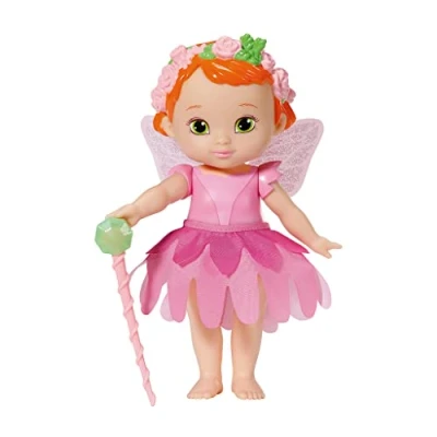Imagen de BABY born Storybook Fairy Rose 18cm Fluttering Wings Includes Doll, Wand, Stand, Backdrop and Picture Booklet Suitable for Children Aged 3+ years,