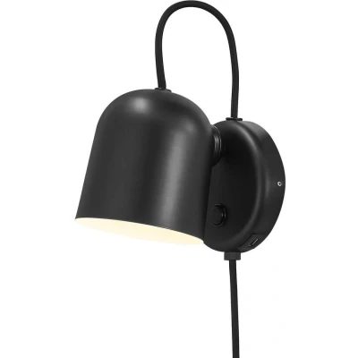 Imagen de DFTP by Nordlux Aplique Angle, con interruptor basculante, negro