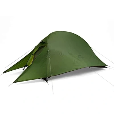 Imagen de Naturehike Cloud up 1 Persona Carpa para Mochileros de Cúpula Ligera Acampar y Senderismo Hombre (Bosque Verde 20D)
