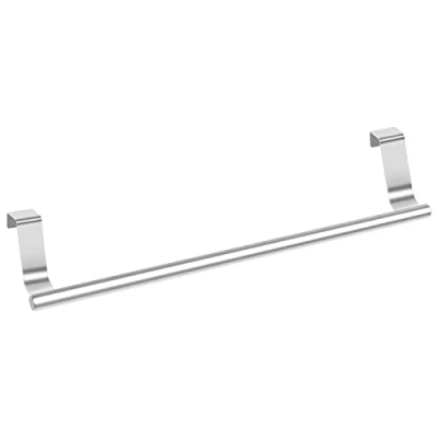 Imagen de 36.5 cm Toallero Cocina Puerta, Barra para Toallas de Acero Inoxidable, Barras Colgar Paños Toalleros Baño sin Taladro, Colgador Paño Cocina, y Armario, Plateado
