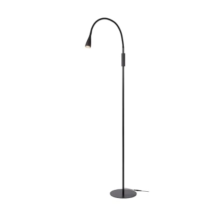 Imagen de LUCIDE ZOZY Lámpara de lectura LED Regul. 1x4W 3000K 3 StepDim Negro