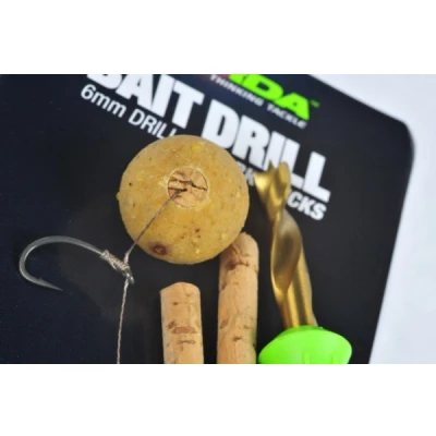 Imagen de Korda Bait Drill 6mm (Incl. 6x Palos de Corcho) Accesorio para cebo