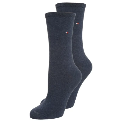 Imagen de Tommy Hilfiger Women SOCK Casual 2 PACK Calcetines, Mujer, Talla: 39 42, Jeans