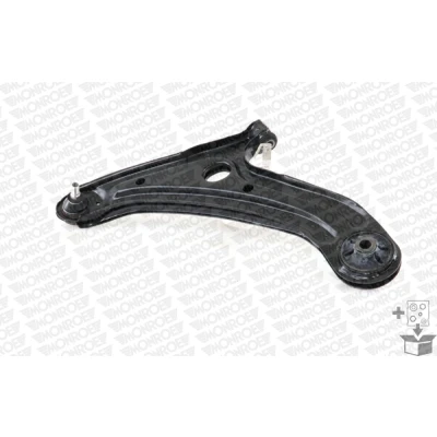 Imagen de MONROE L43536 Barra oscilante, suspensión de ruedas con rótula suspensión/carga, apoyo caucho Brazo oscilante transversal HYUNDAI: Getz
