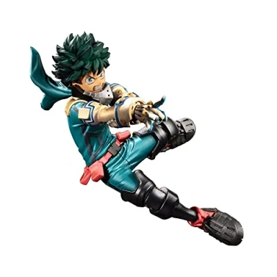 Imagen de Banpresto BP18616 Figura de Acción Izuku Midoriya Deku My Hero Academia The Amazing Heroes 14 cm, Multicolor