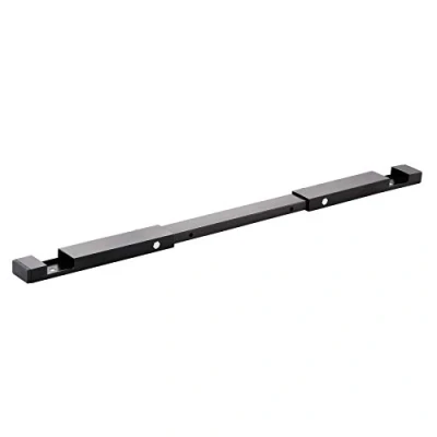 Imagen de K&amp;M 18828 Soporte para estante Omega negro, acero extensión un tercer teclado