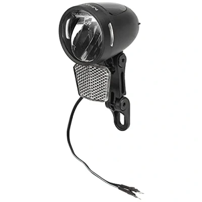 Imagen de M Wave Unisex Adult Apollon E 80 Bike Luz Delantera, Negro, Talla Única