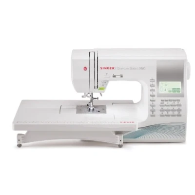 Imagen de Singer Quantum Stylist 9960 Maquina De Coser Electronica Enhebrador Aguja Automático Incorporado, 600 Programas Puntadas, 2 Luces Led, Profesional