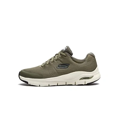Imagen de Skechers Arch FIT, Zapatillas Hombre, Ribete Sintético Textil Verde Oliva, 42.5 EU