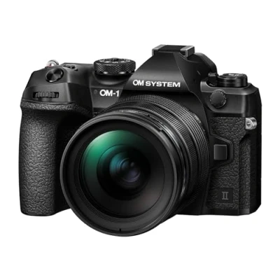 Imagen de OM SYSTEM 1 Mark II Cámara Micro Cuatro Tercios con M.Zuiko Digital 12 40mm f2.8 Pro II, Sensor apilado de 20 MP BSI, Estabilización Imagen 5 Ejes, Negra