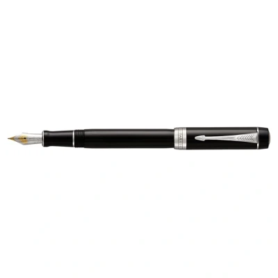 Imagen de Parker Duofold Black &amp; Chrome FP F