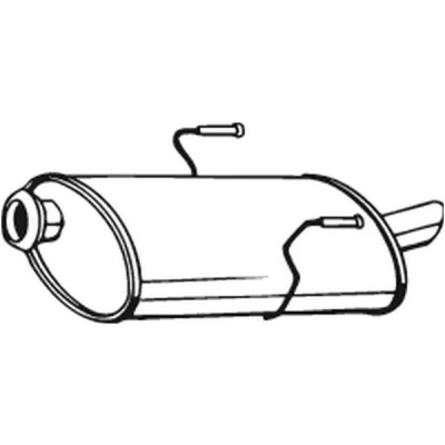 Imagen de BOSAL 190 275 Silenciador trasero PEUGEOT: 406 Berlina