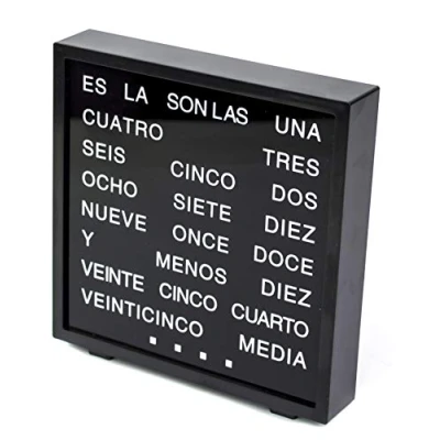 Imagen de Out of the blue Reloj con Letras Led
