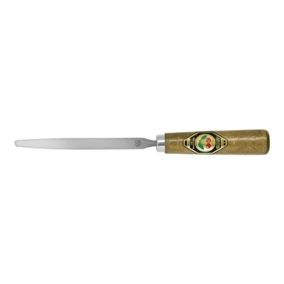 Imagen de Kirschen 2328086 Argallera Acero ovalado con mango de madera, color marrón/gris