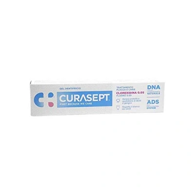 Imagen de Curasept Gel Dentifricio Clorexidina 0.05 con ADS e Fluoro Placche Carie, 75ml
