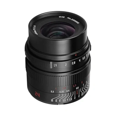 Imagen de 7artisans Objetivo de 24 mm F1.4 APS C Humanities con gran apertura para cámaras sin espejo M43 Mount EPM1 EPL2 E P1 M1 M5 M10IIl Pen F G7 GH4 GH5 and More.