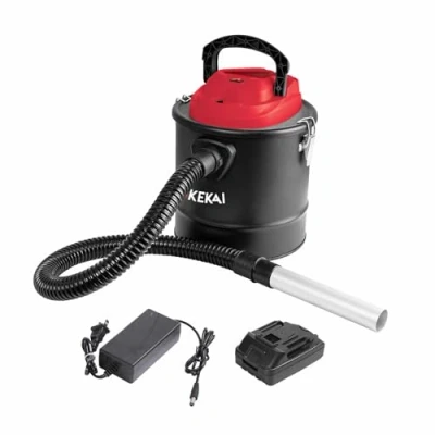 Imagen de Kekai Aspirador Soplador de Cenizas Inalámbrico 12 litros Graciano Filtro HEPA Lavable con Batería y Cargador