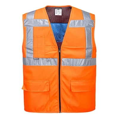Imagen de Portwest Chaleco Refrescante De Alta Visibilidad, Tamaño: L/XL, Color: Naranja, CV02ORRL/XL