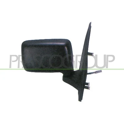 Imagen de Espejo retrovisor Prasco FD0467103 derecha negro manual ajustable desde interior, Ajuste por varillas, convexo FORD: FIESTA 3