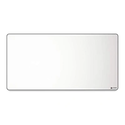 Imagen de Glorious Gaming Alfombrilla de tela (XXL extendida) Bordes cosidos, superficie lisa para velocidad y control, base antideslizante, lavable a máquina, grande (910 x 460 3 mm) Blanco