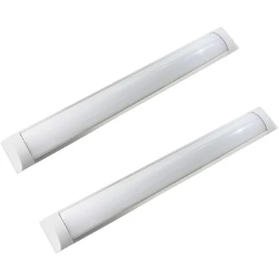 Imagen de Jandei Regletas LED Slim Con Tiras de Integradas, 900 mm, Lámparas para Zonas Trabajo, Industriales, Hogares (Blanco Neutro 4200K)