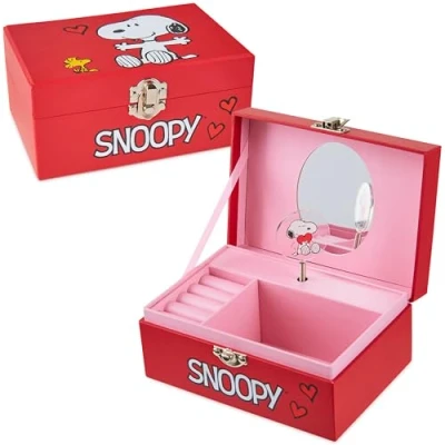 Imagen de Peanuts Snoopy Caja de Joyería Musical para Niñas con Compartimento