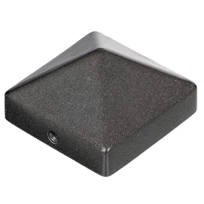 Imagen de Alberts 217082 Capuchón para postes de madera, Modelo alto, Fundición aluminio, antracita metálica, 70 x mm