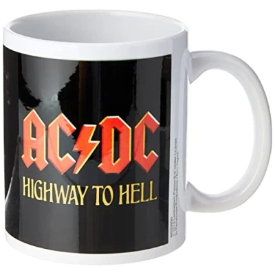 Imagen de AC/DC MG23935 Taza, Cerámica, Multicolor, 8 cm