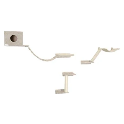 Imagen de Kerbl Maxi Pet 81635 Mount Everest Pared de Escalada para Gatos (9 Piezas), Color Beige