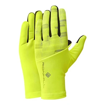 Imagen de Ronhill Guante Unisex Afterlight, Amarillo Fluorescente, Talla M