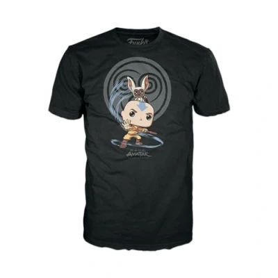 Imagen de Funko Pop! &amp; tee: Avatar, Element Bending, Avatar: The Last Airbender, Camiseta, Franela, Ropa con Figura de Vinilo Coleccionable, Idea Regalo, Juguetes y Camiseta Manga Corta Hombres