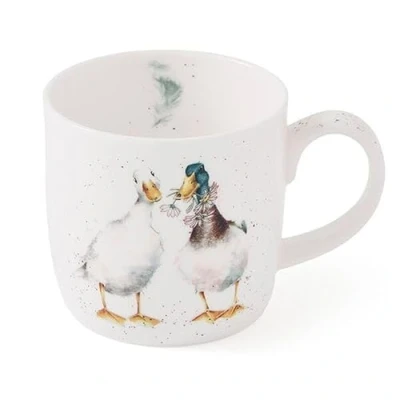 Imagen de Wrendale Designs Royal Worcester Deigns Duck Love Taza (0,3 L), diseño de pato