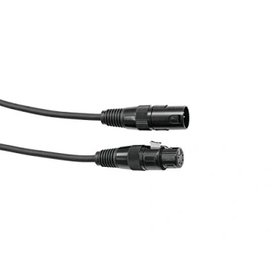 Imagen de EUROLITE DMX Cable XLR (5 pines, 3 m), color negro