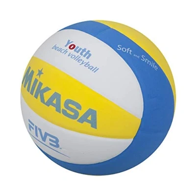 Imagen de MIKASA Ball Sbv Youth Beachvolleyball Balón, Azul/Blanco/Amarillo, 5