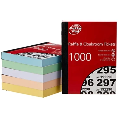 Imagen de Pukka Pads Libro de tickets con números (6 unidades)