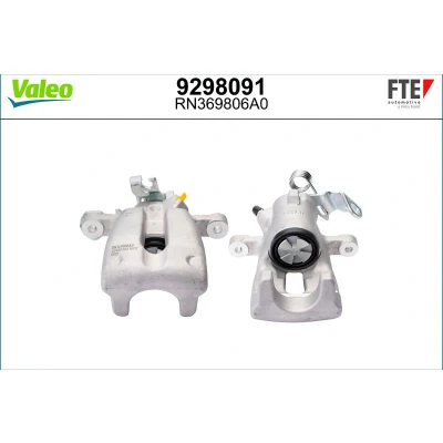 Imagen de FTE 9298091 Pinza de freno gris Aluminio Eje trasero, derecha sin soporte OPEL: Astra G CC, H Hatchback, GTC