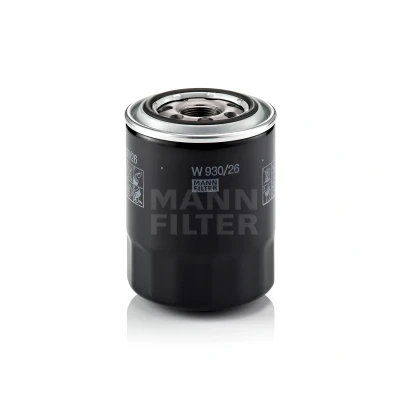 Imagen de MANN FILTER W 930/26 Filtro de aceite M 26 X 1.5 con válvula bloqueo retorno enroscable HYUNDAI: GALLOPER 2, Terracan, H 1 / Starex MPV