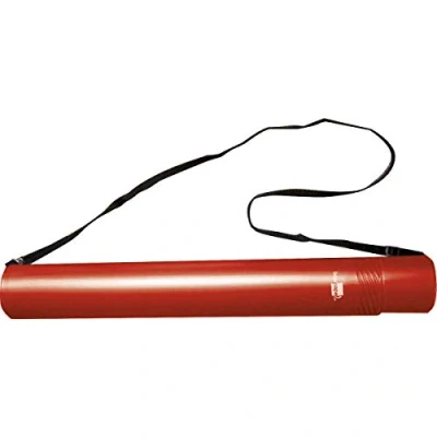Imagen de Portaplanos plastico liderpapel diametro 6 cm extensible hasta 80 rojo