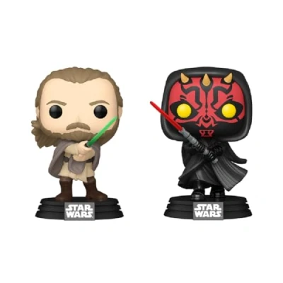 Imagen de Funko Pop! Star Wars: Qui Gon Jinn vs Darth Maul Figura de vinilo (2 unidades)