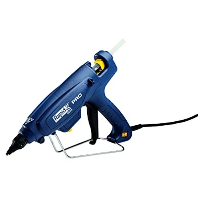 Imagen de Rapid Pistola de Cola EG340de 11 12mm, para Instalaciones, 1400 g/hr, 120 220 C Temperatura Regulable, Boquilla Intercambiable, Cable 2.5m (5000327)