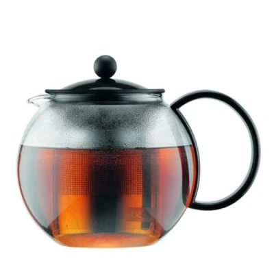 Imagen de Bodum Assam Teebereiter Tetera de émbolo, Negro, 1.0 litros